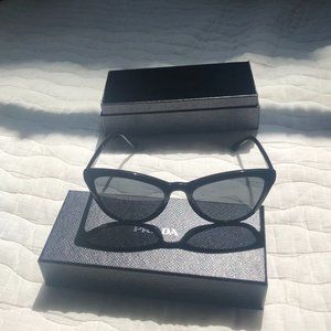 NWB Prada PR 01VS Catwalk Sunglasses - Black